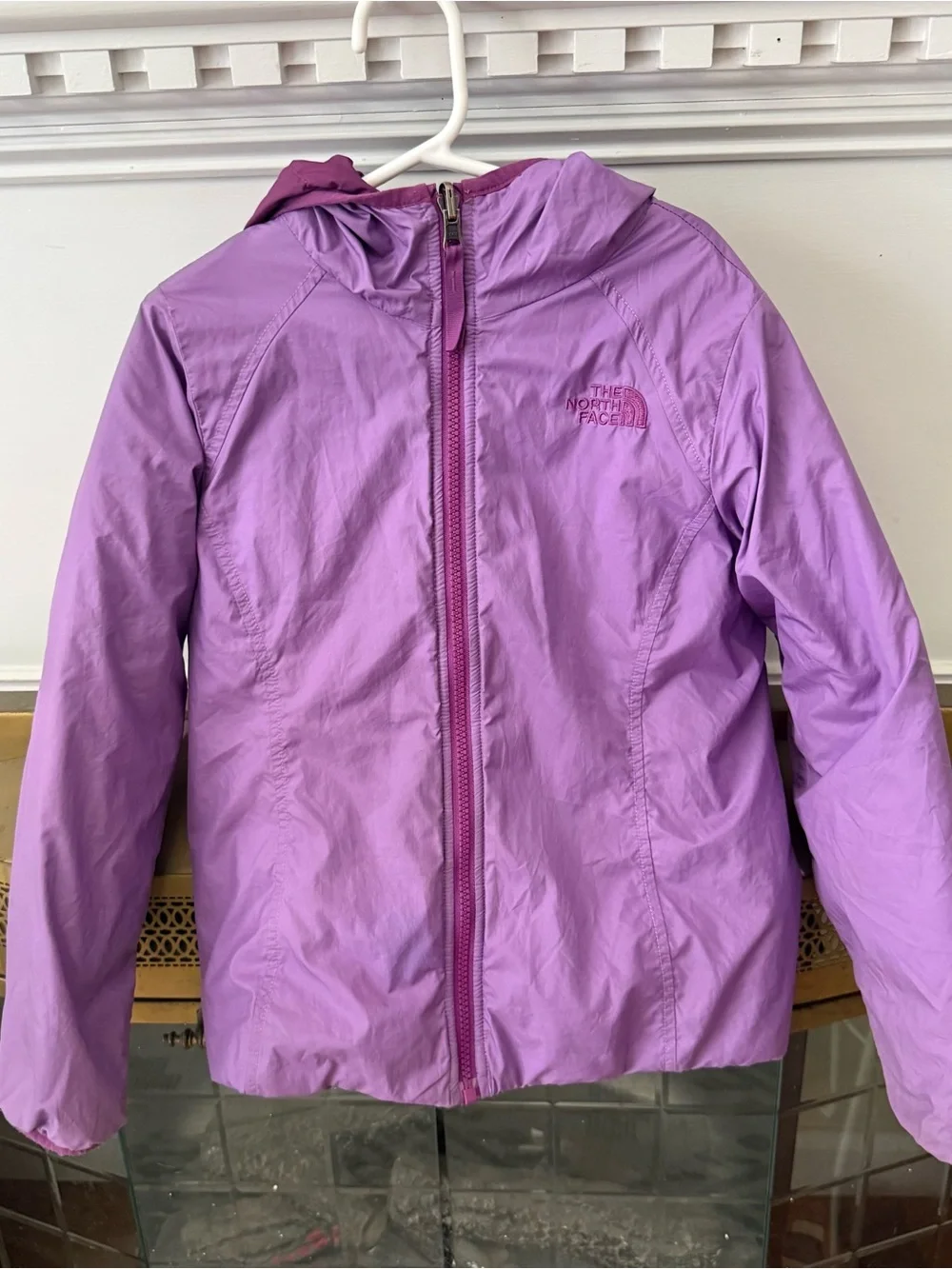 The North Face Perseus Reversible Hooded Fleece Jacket - Girls'